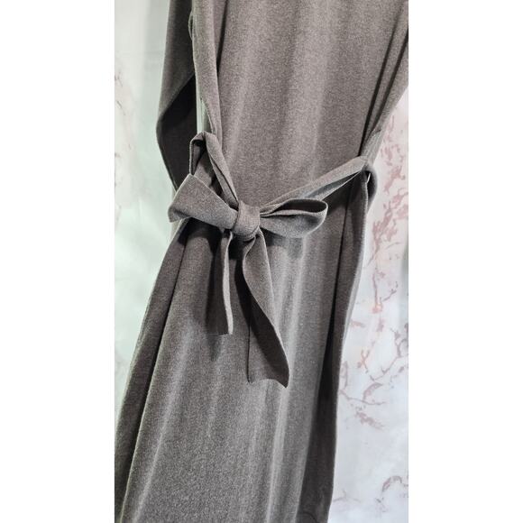 Rails Dress Womens Medium Brown Sweater Margot Midi Maxi Bow Cashmere - Picture 12 of 15
